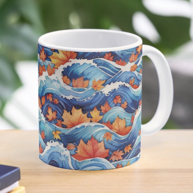 💃🎨 Cheerful mood! This special mug has just found a new home. 🍂🌊 Check this design here: redbubble.com/shop/ap/155823…

#IndieArtist #Moxi #RBandME #CreativeWorld #AutumnDesign #NatureArt #WaveArt #AutumnLeaves #ArtisticMug #DesignMug #DrinkwareArt #CreativeDesign #UniqueArt