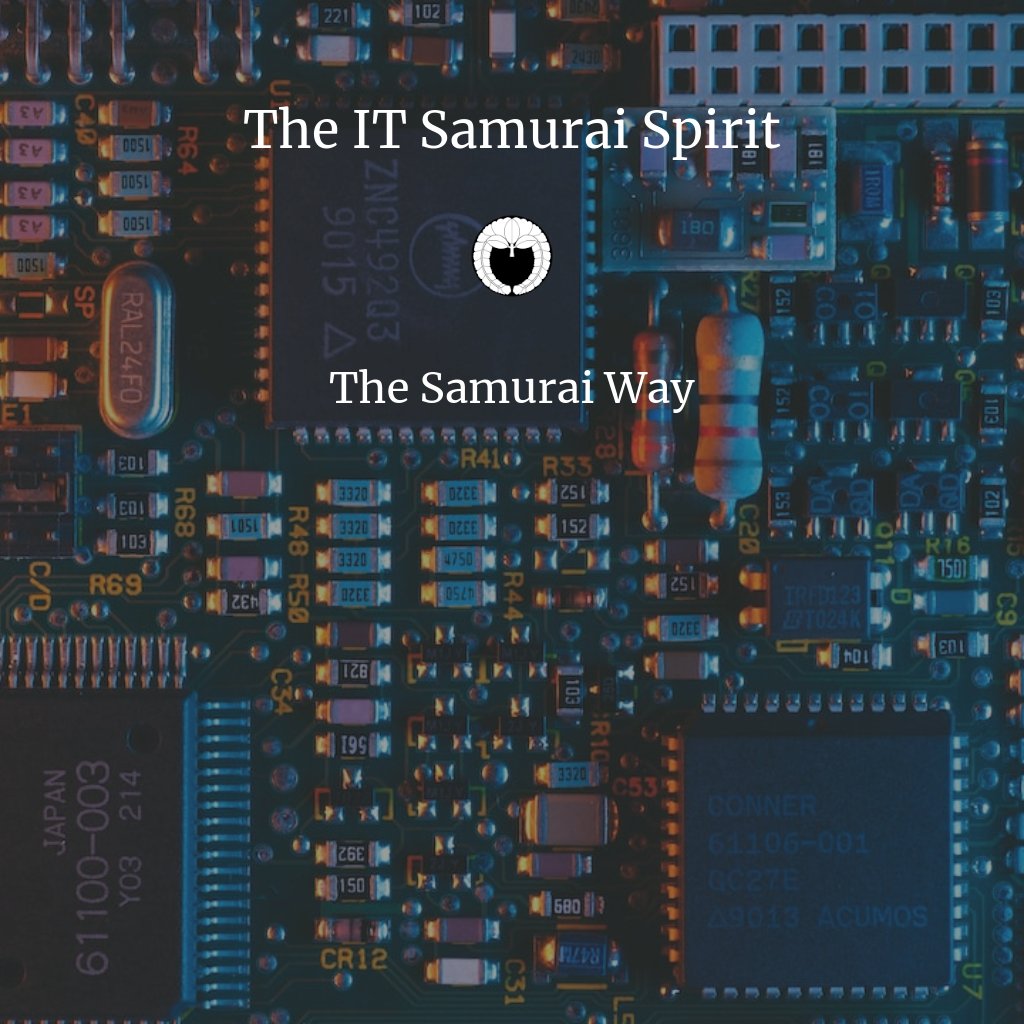 TheITSamuraiSp's tweet image. Rectitude (義, Gi): Begin your journey with Rectitude – let honesty and moral uprightness be your guide. In the digital realm, integrity in your code is the cornerstone of a true IT warrior.
theitsamuraispirit.pierini.com
#CodeWithIntegrity #ITSamuraiSpirit