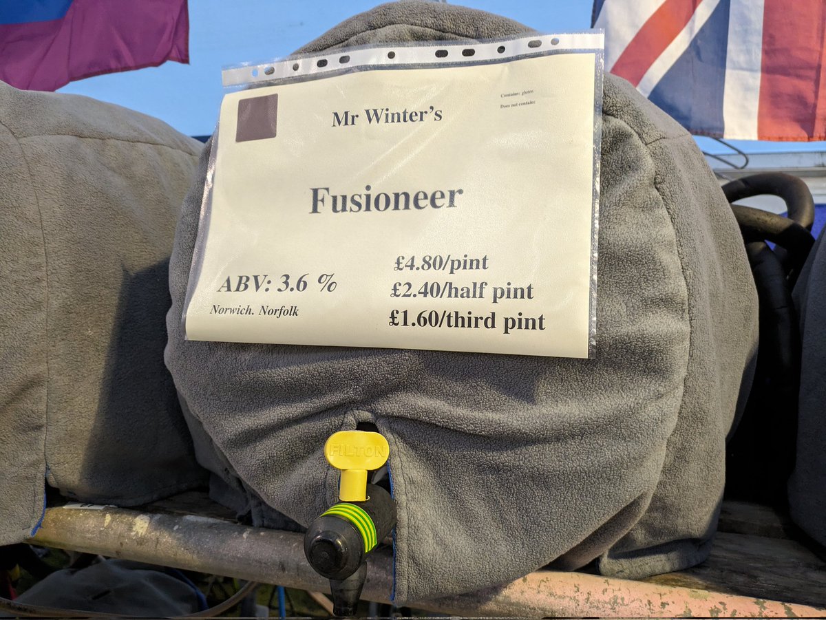 Cambridge Beer Fest (@cambeerfest) on Twitter photo Congratulations to <a href="/wintersbrewery/">MrWinter's</a>! This afternoon Fusioneer was judged to be the Champion Mild of East Anglia.
Available now at #cbf2024 while stocks last. Congratulations to <a href="/wintersbrewery/">MrWinter's</a>! This afternoon Fusioneer was judged to be the Champion Mild of East Anglia.
Available now at #cbf2024 while stocks last.