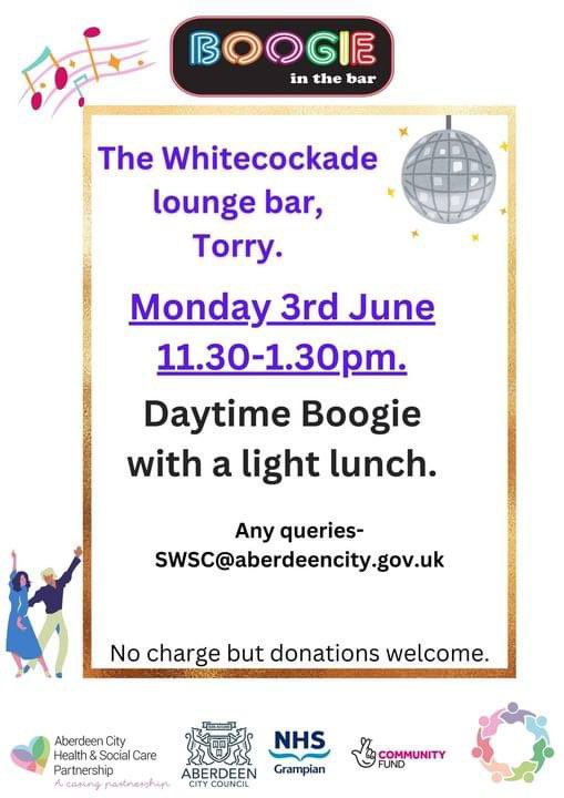 I’m really excited to be spinning the tunes & cheering up the afternoons at Torrys first daytime dancing at The White Cockade on Monday 3rd June come along & join us for a wee boogie in the bar 💃 🕺 🎚️ 🎛️ 🙋🏻‍♀️ 🎶