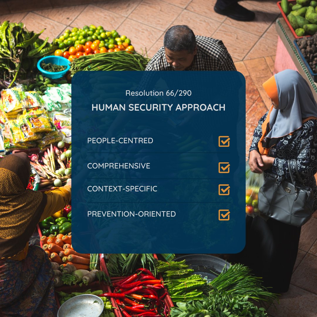 🤝 Embracing human security means tackling diverse challenges collectively – from economic and health to environmental and societal issues. Let's nurture resilience and inclusivity for a brighter, safer future for all. #HumanSecurity @UN