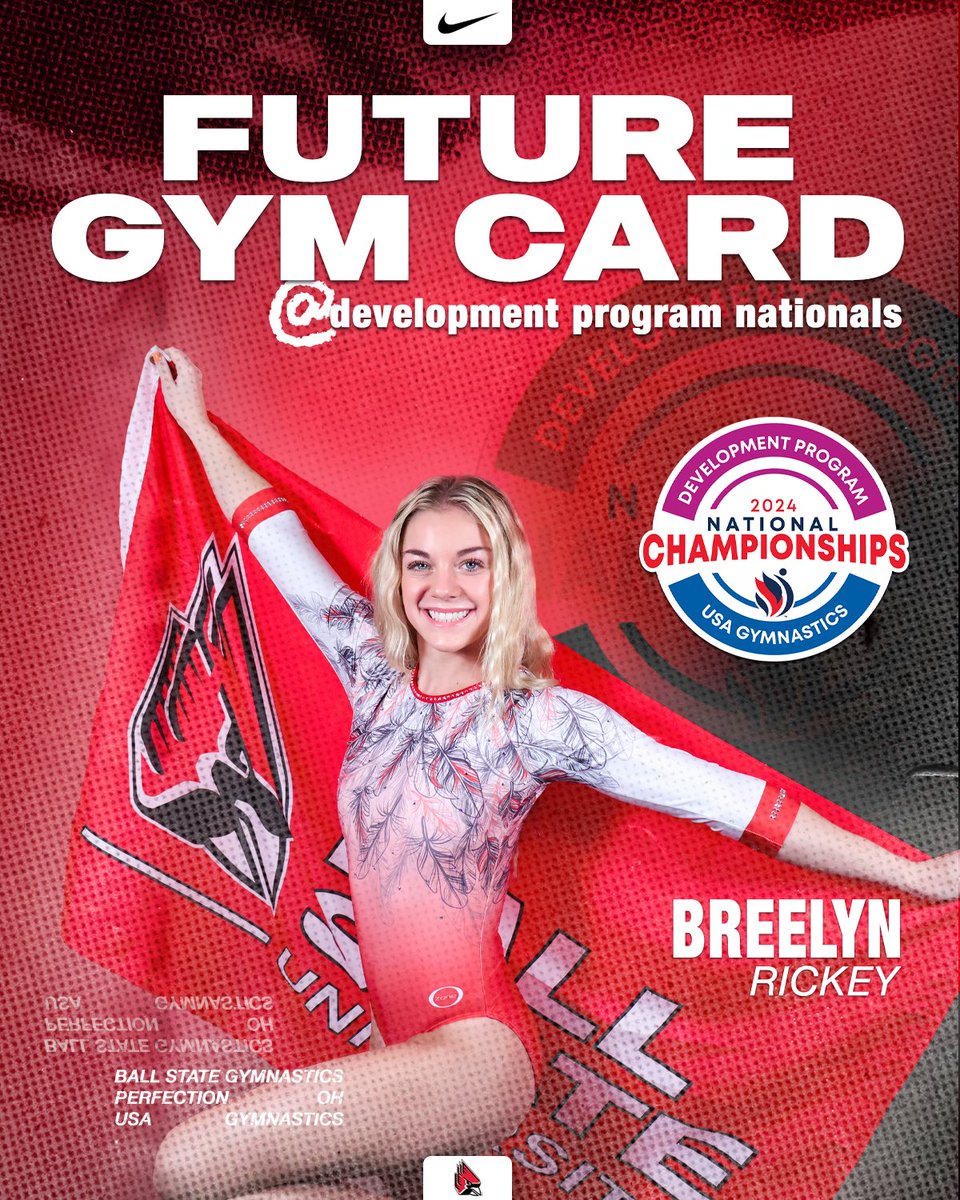 Future GymCard Update! Incoming Freshman, Breelyn Rickey, represented our program at the Development Program Nationals!! She put up some big scores, way to go Breelyn! 3️⃣rd - AA (37.100) 4️⃣th - BB (9.300) #ChirpChirp x #WeFly