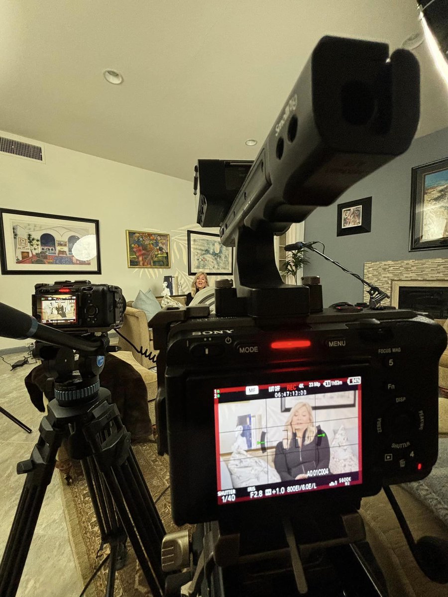 Yesterday I had an amazing day being interviewed for the #XRPUnleashed documentary film. Maia and Chris of @Fruition_Films came to my home and filmed. It was a great interview and way beyond my expectations! #XRP #XRPArmy #Ripple #Wealth #BeWealthyandSmartPodcast #LindaPJones