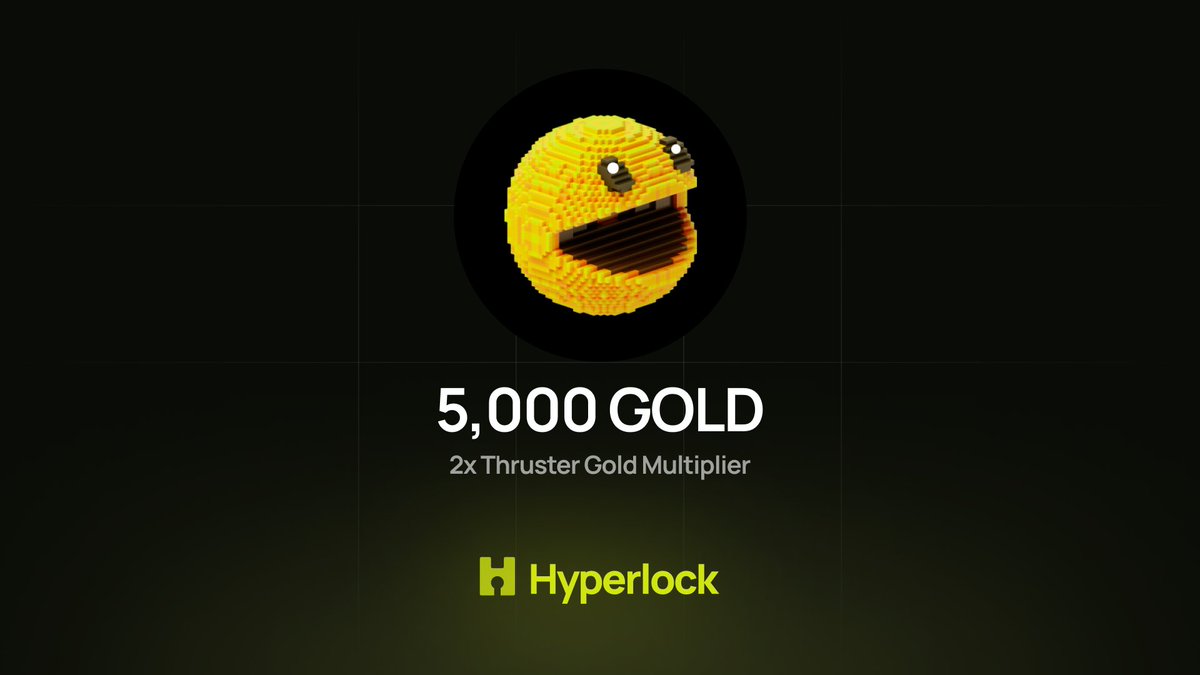 hyperlockfi's tweet image. Hyperlock Gold Rush is on!

LPs on Hyperlock&apos;s @pacmoon_&apos;s PAC/WETH pool are receiving an allocation of 5k @Blast_L2 Gold!

To sweeten things further, LPs will be receiving a 2x Gold multiplier from @ThrusterFi!

Get in anon, we’re rushing… app.hyperlock.finance