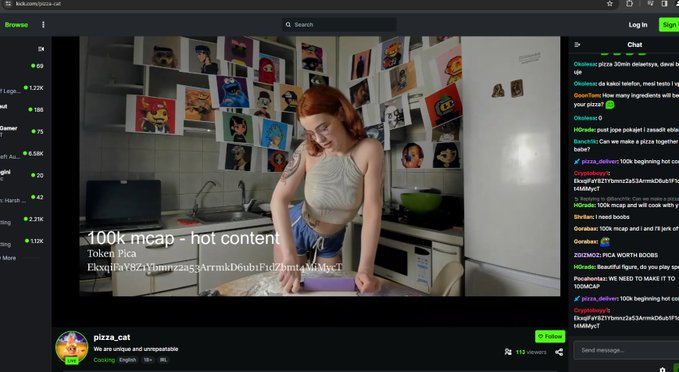 catpizzasol's tweet photo. @ferbsol Hey @ferbsol 
We launched the $PICA token       
We're cooking space pizza on the stream right now.     Join the rocket🚀
Come on in, it'll be very interesting  

LFG https://t.co/HAqJ5DSKrd