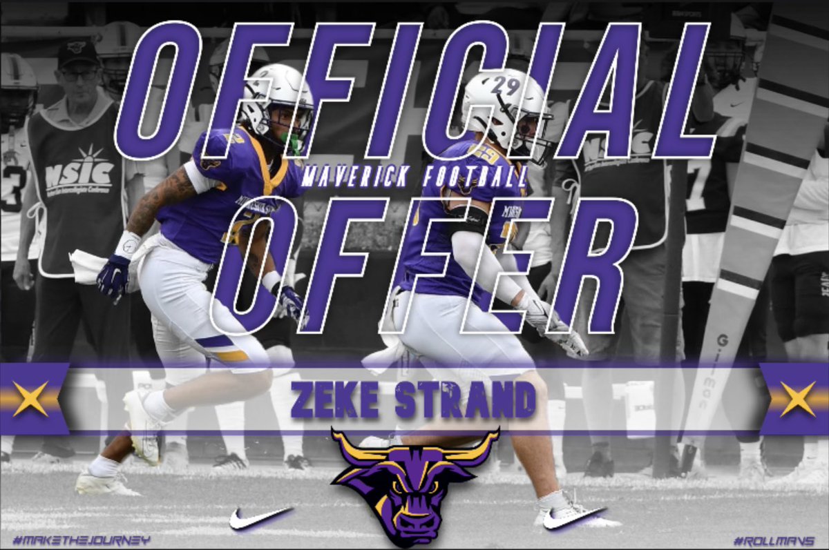 Zeke Strand (@zekestrand) on Twitter photo After a great call with <a href="/CoachBowen98/">Coach Chance Bowen</a> I am excited to have received an offer to play football at <a href="/MinnStFootball/">Minnesota State Football</a>! After a great call with <a href="/CoachBowen98/">Coach Chance Bowen</a> I am excited to have received an offer to play football at <a href="/MinnStFootball/">Minnesota State Football</a>!