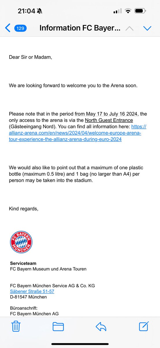 Chris Gibson (@gibbo1882) on Twitter photo Weirdly, I am heading to Munich tomorrow too ๐ tour booked round the Allianz arena on Saturday morning, will make sure
Luca has his <a href="/BurnleyOfficial/">Burnley FC</a> kit on ๐๐ Weirdly, I am heading to Munich tomorrow too ๐ tour booked round the Allianz arena on Saturday morning, will make sure
Luca has his <a href="/BurnleyOfficial/">Burnley FC</a> kit on ๐๐