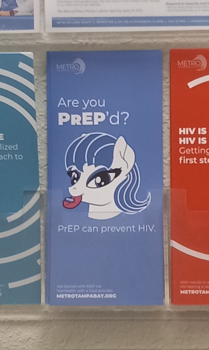 love this HIV prevention pony at the clinic