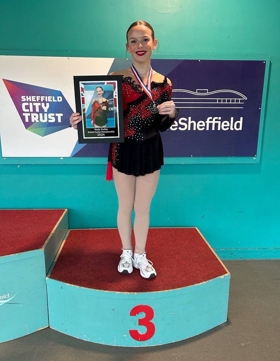 Congratulations to our Y8 pupil, Emily who competed in the British Championship this week at Sheffield and came 3rd out of the top 29 skaters in the country ⭐️⛸️