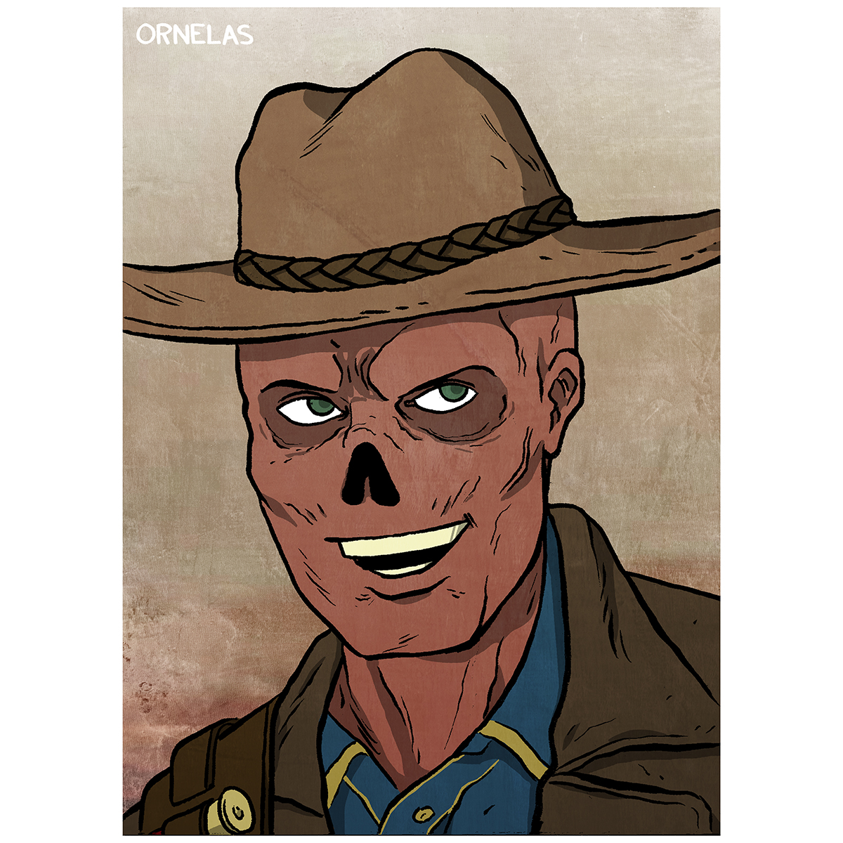 Fallout (TV) "The Ghoul" #BuyOrnelasArt #commissionsopen #comicbooks #comix #supportlocalartists #shopsmall #supportindieartists #fallouttvshow #falloutseries #theghoul #falloutghoul #cooperhoward