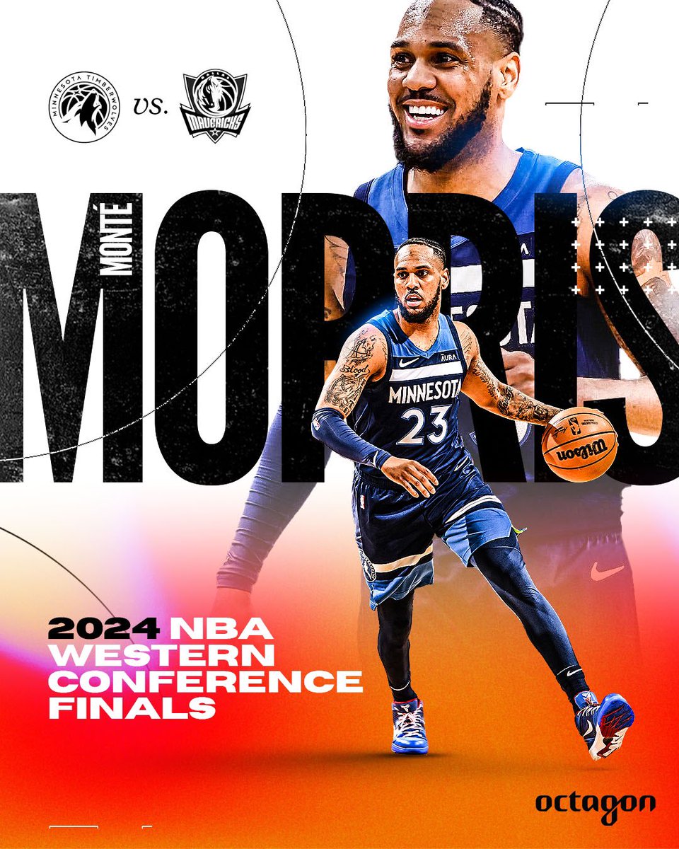 Game 1 of the @NBA Western Conference Finals begins tonight. 🙌 Good luck, Monte! 💪 📺 Tune in to @NBAonTNT at 8:30 pm ET.
