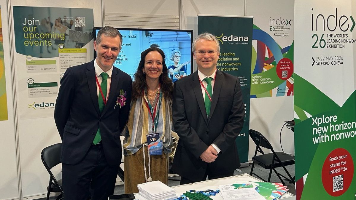 The EDANA &amp; INDEX team looks forward to your visit on stand K1223 at ANEX, Taipei, on Thursday, May 23 and Friday, May 24.

#ANEX2024 #INDEX26 #EDANA #Networking #Nonwovens #Taipei