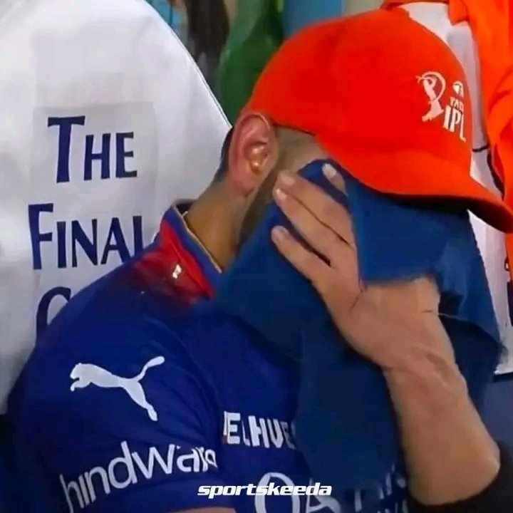 Raja_Shayan08's tweet photo. The dream remains unfinished 💔

#ViratKohli #RRvRCB #IPL2024 #Cricket #Sportskeeda https://t.co/t8RJtjCBlc
