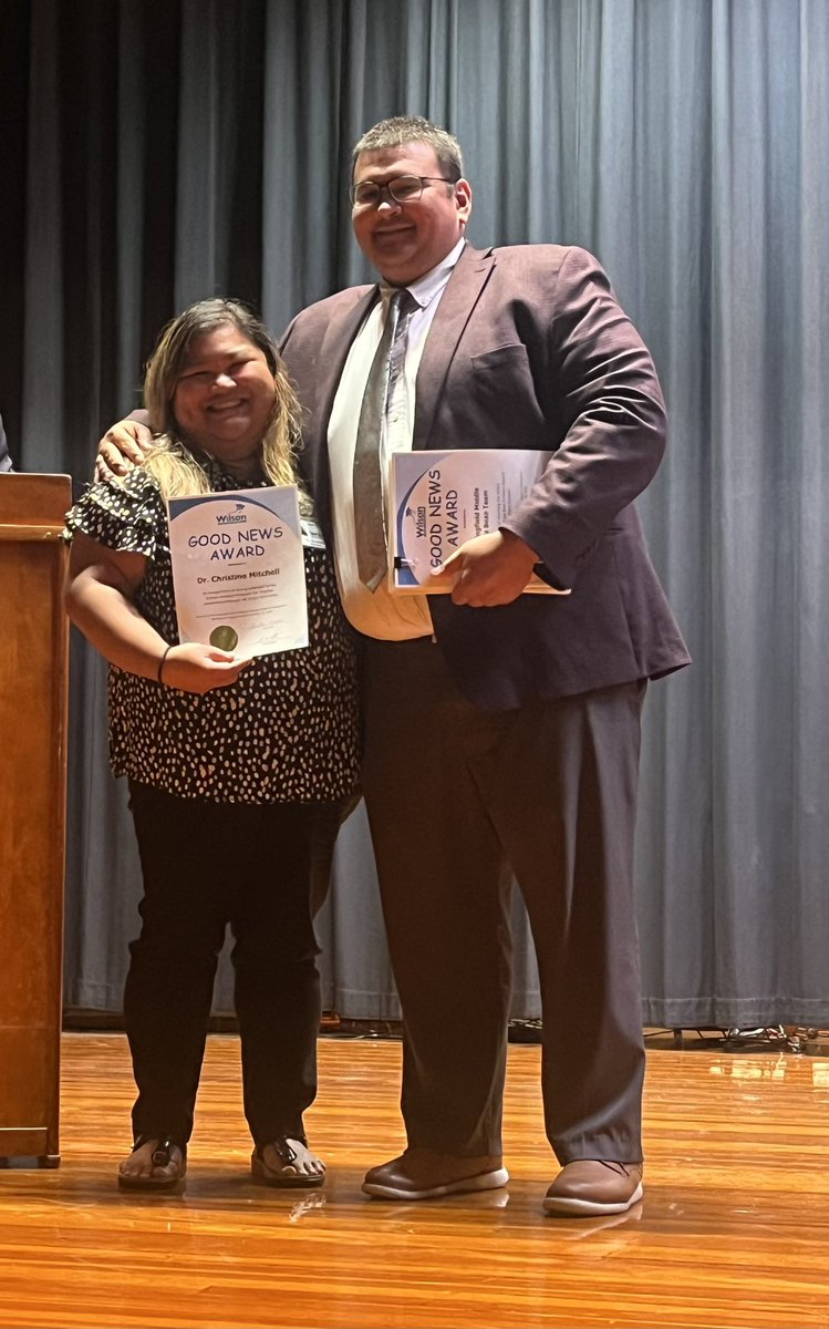 WilsonSchoolsNC's tweet image. Shout Out! to District STEM Coordinator Dr. Christine Mitchell for being recognized by the Wilson County Board of Education on May 20. She received a Good News Award for being selected as a 2024-2025 Kenan Fellow through NC State University. #WCSistheBEST