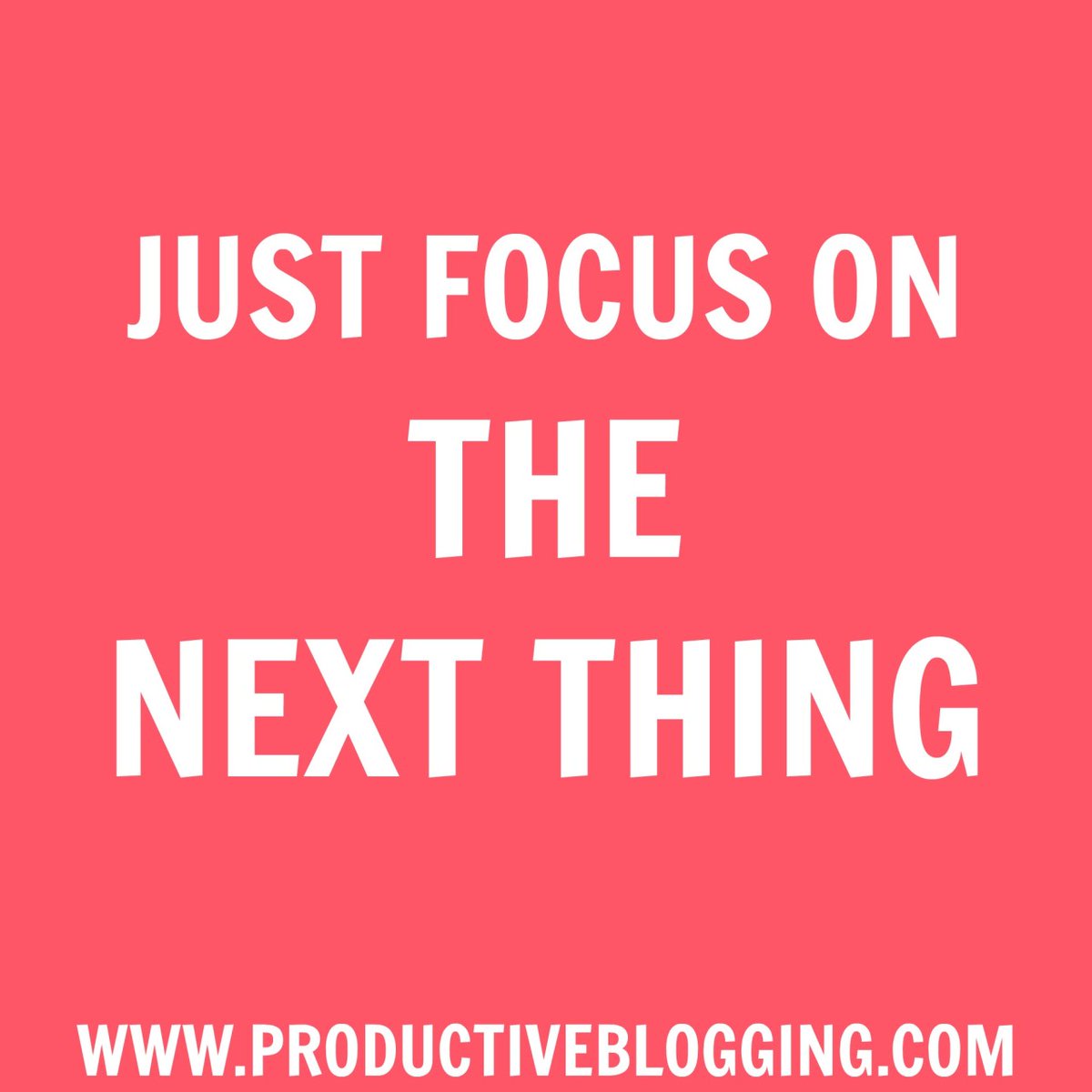 It's so easy to stress and worry about #allthethings

STOP!!! 

Write down all the things

Then decide what you actually NEED to do today/this week

Then just focus on #thenextthing

#productivityhacks #productivitytips #productivityhabits #productiveblogging #mondaymotivation