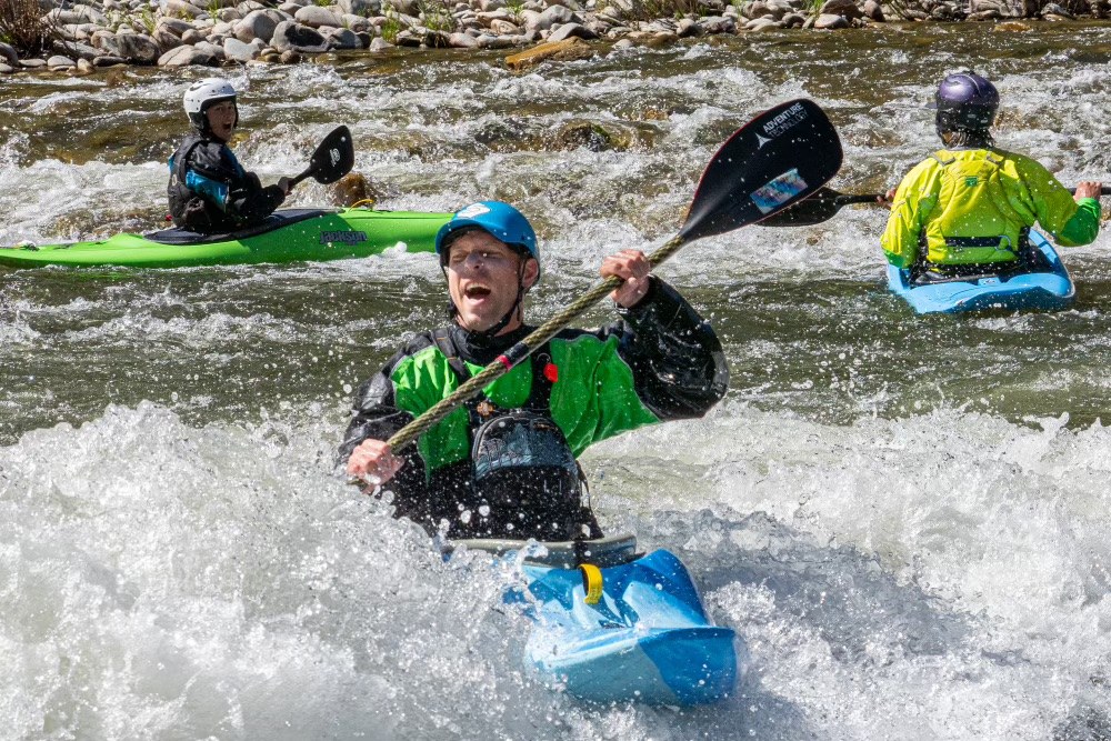 No, this isn't behind the scenes of a client's amazing video shoot. It's our Executive Producer Jon on his annual rafting trip, taking on the rapids and bringing the same energy and excitement he brings to every project at OFU.