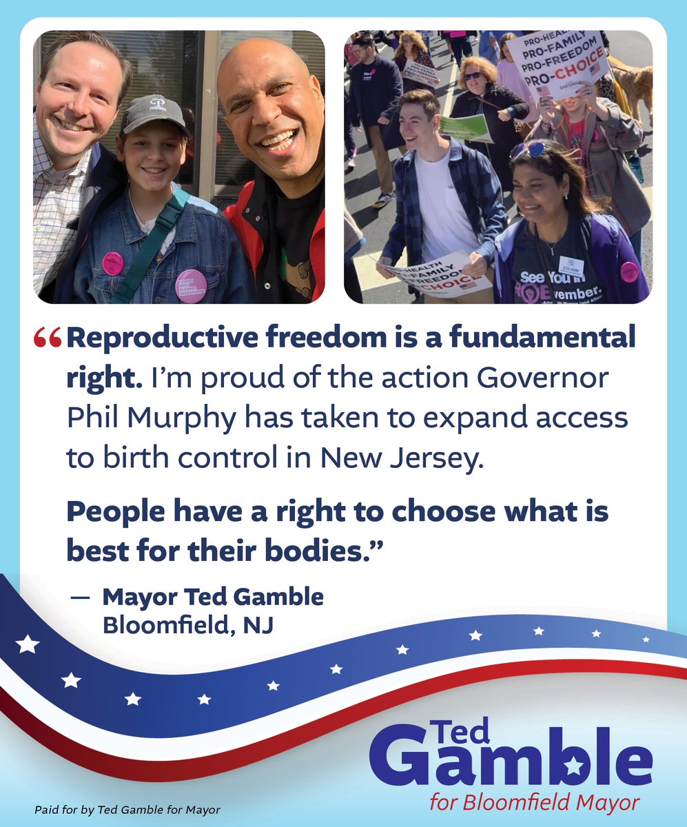 I’m proud of the action @GovMurphy has taken to expand access to birth control in NJ. This ensures more individuals the power to make choices about their own bodies. I will continue to fight for these rights & march in solidarity to protect that freedom. #ReproductiveFreedom