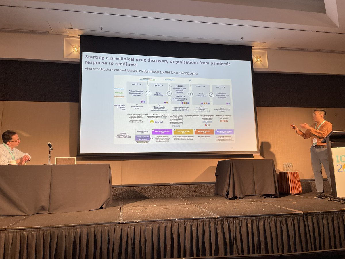 Move over, ChatGPT!  <a href="/iamalphalee/">Alpha Lee</a> gave an energizing talk on the use of AI and open science in the development of antivirals.  An engaged discussion is now ongoing @ISARICAR #ICAR2024 

And now, on to mathematical modelling