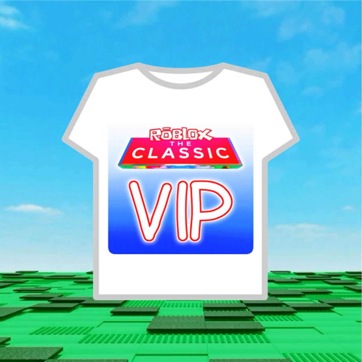 Unlock exclusive areas in the #RobloxClassic Hub with this throwback VIP T-Shirt, available now for free (re-uploaded): roblox.com/catalog/175789…