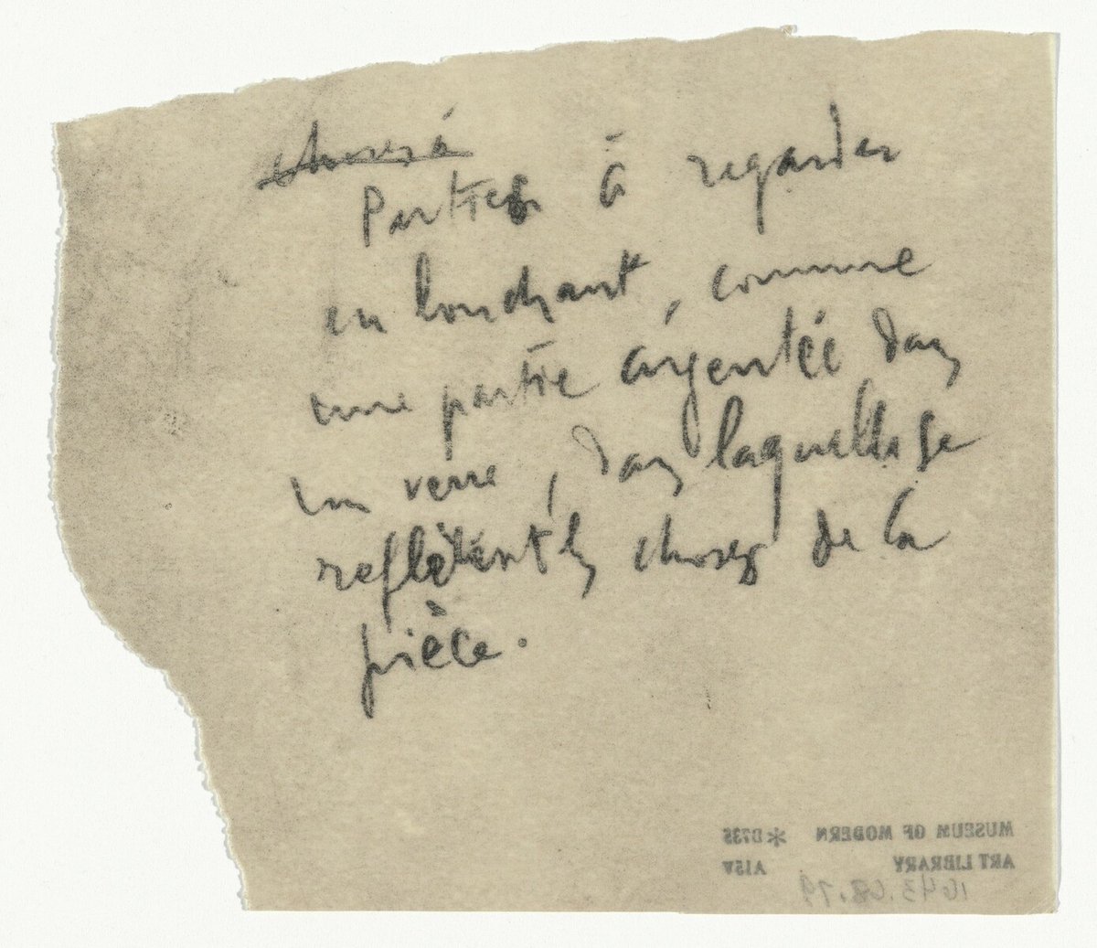 Untitled from The Bride Stripped Bare by Her Bachelors, Even (The Green Box) (La mariée mise à nu par ses célibataires, même [Boîte verte]) moma.org/collection/wor…