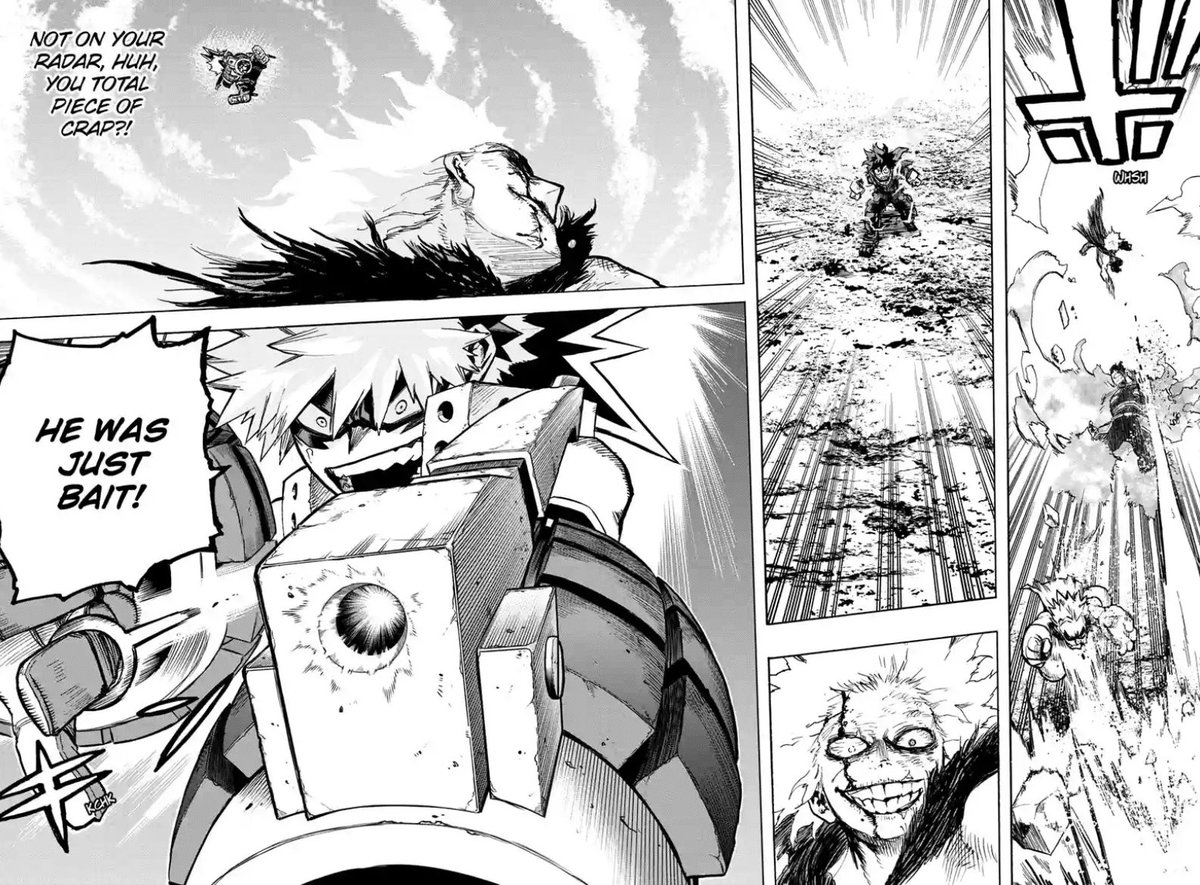 “Bkg has no villain foil unlike the other characters so hes out of place” mind u he fought both shigaraki and afo 💀