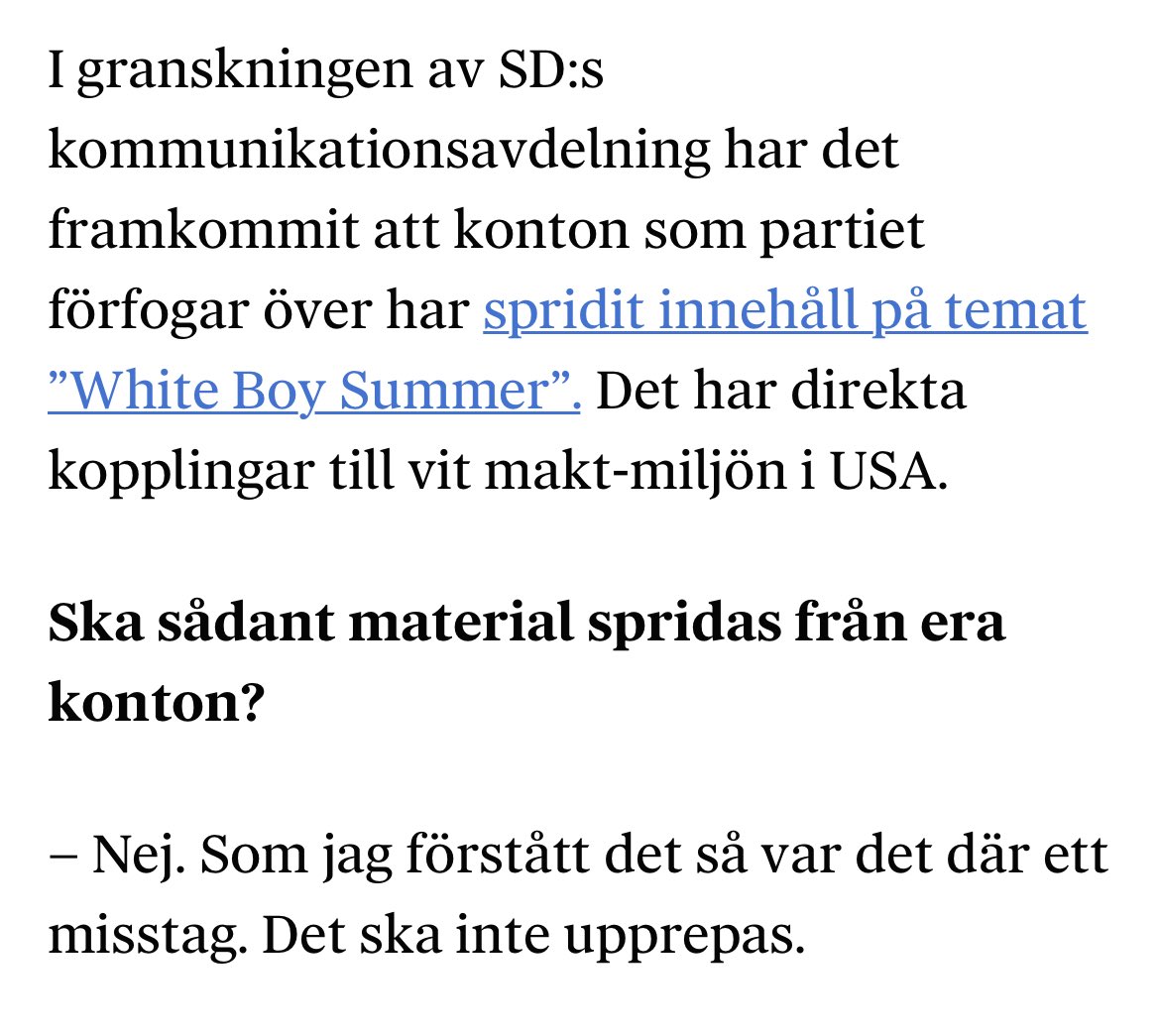 Och hur tänker sig Jimmie att vi ska hålla honom ansvarig för anonyma kontons beteenden om de ska förbli just anonyma? 🤔