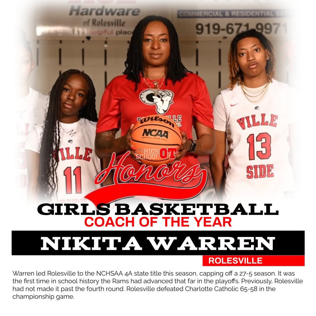 Thank YOU! ❤️🏆🖤 Thanks for voting for me☺️ This year has been nothing but AMAZING! Winning the NAC6 Conference 🏆 Winning the 4A Eastern Regional Championship 🏆 Then WINNING THE 4A STATE CHAMPIONSHIP GAME❤️🏆🖤 Now being Recognized as Coach of The Year 🙏🏾 Thank you Lady Rams💯