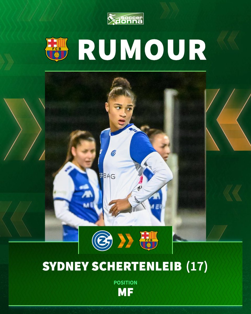 According to <a href="/abseitsch/">Abseits</a>, Sydney Schertenleib will move from GC Zürich to FC Barcelona. Official confirmation is still pending. 👀

#sydneyschertenleib #barca #fcbfemeni