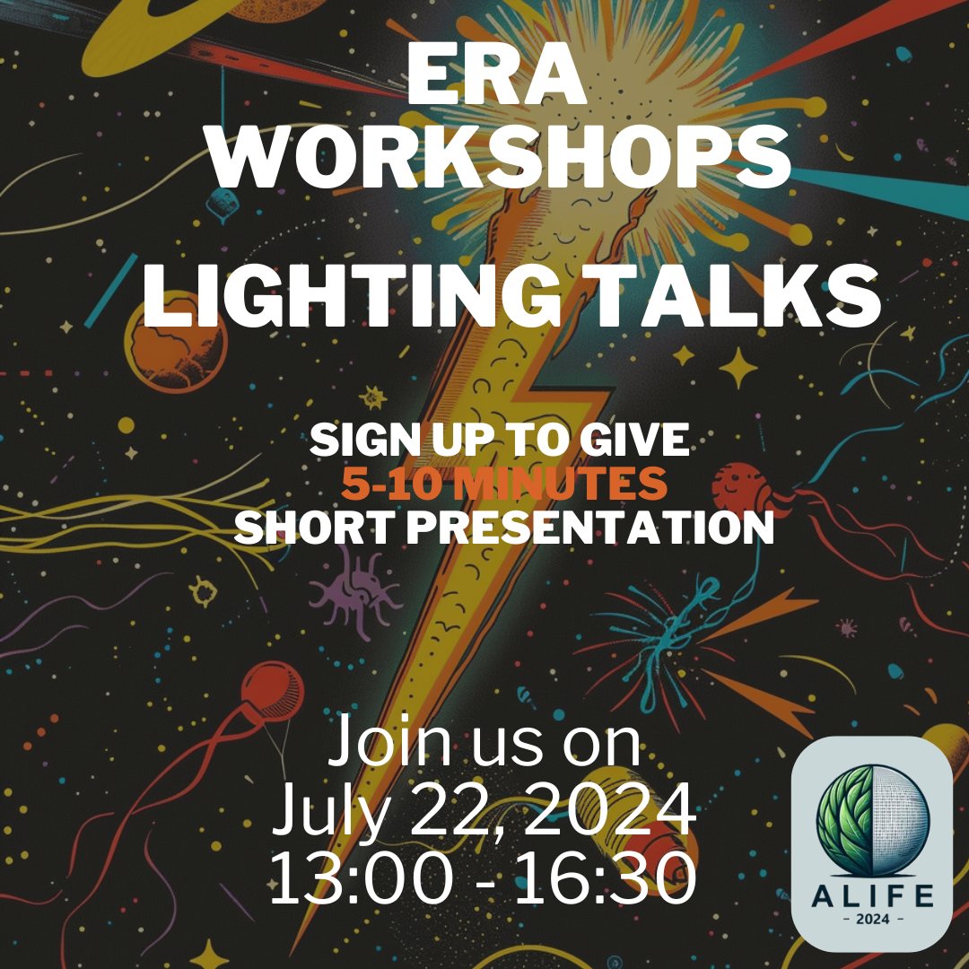 ERA - Emerging Researchers in ALife tweet media