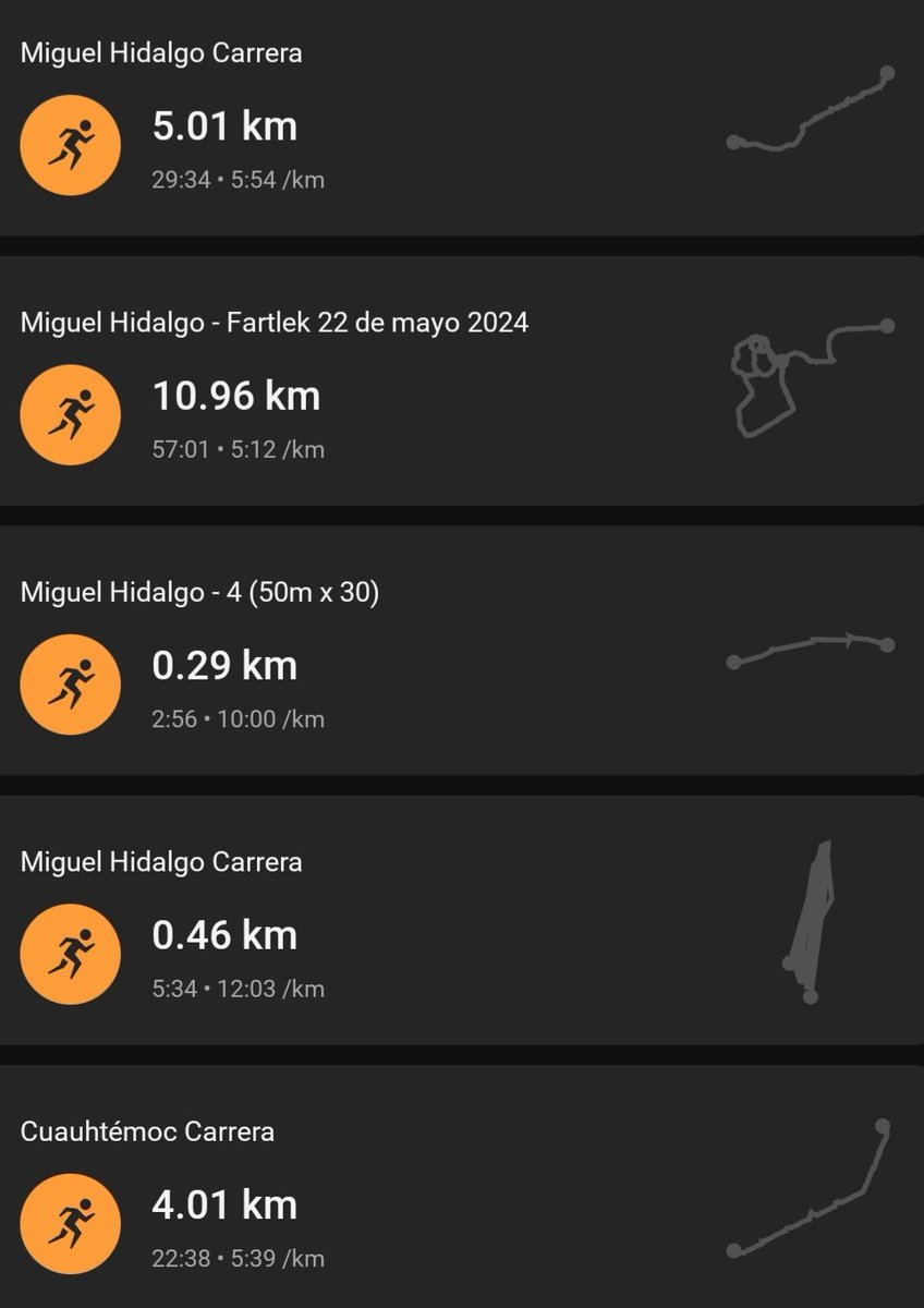 Miércoles de fartlek 🏃🏻‍♂️ kilómetros que se disfrutaron 😁 recuerden amiguitos que 'Jugar limpio cuando el otro juega sucio, es jugar a lo pendejo' 🫡 pónganse pilas y excelente día 💯 #YoElegiCorrer #KMSxELA #SumandoKMx #ManicomioRunner #EntreRunners #SomosFénixRun #ComuniRunners