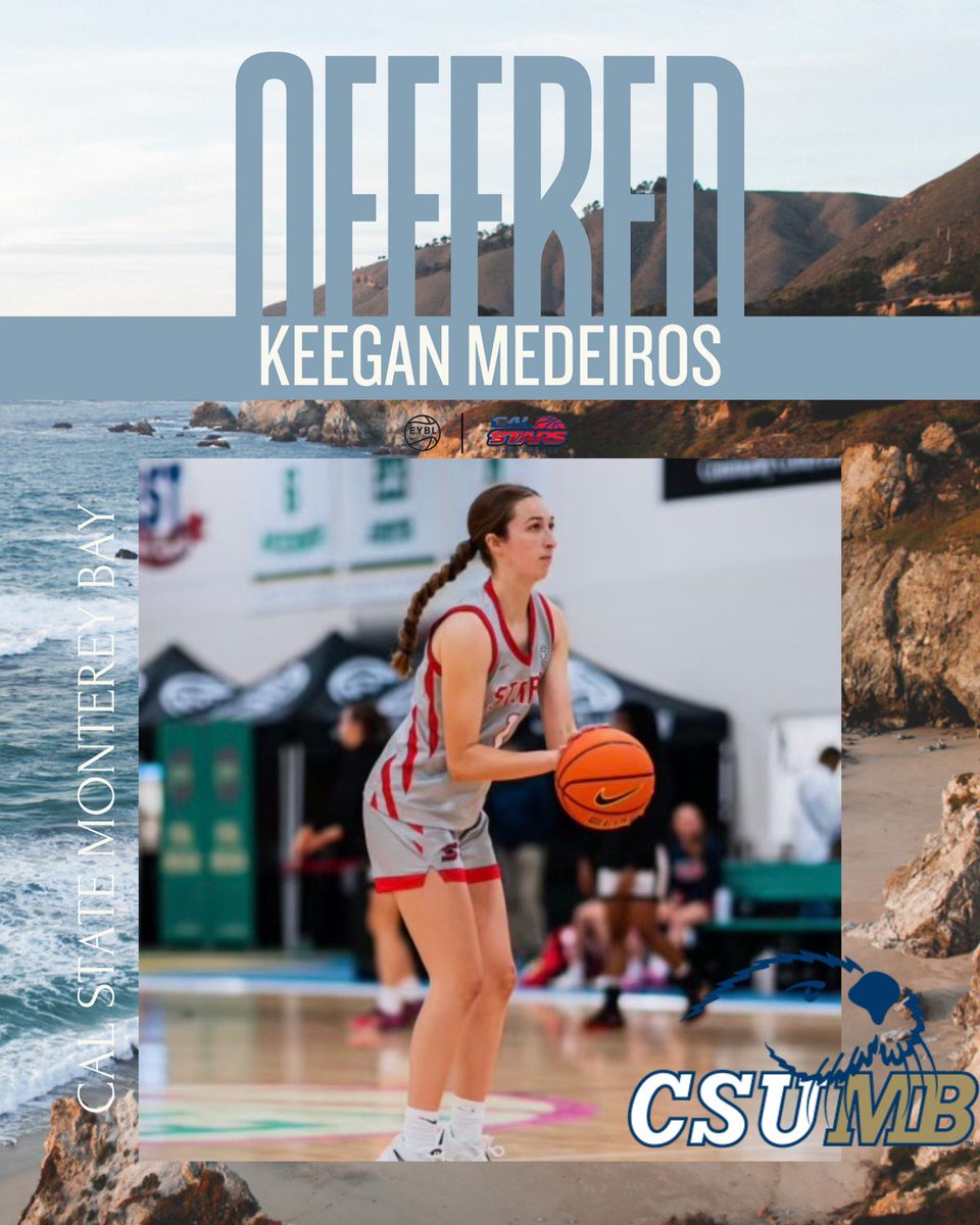 Congratulations to @keegan_medeiros on her offer from Cal State Monterey @CoachCCW #onetwostars