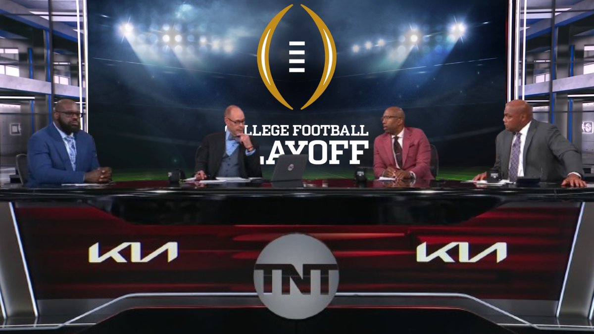 ERNIE JOHNSON: How can Texas get back in this game in the second half?

CHARLES BARKLEY: They need a couple of those big ol' San Antonio women on the D-line right about now.