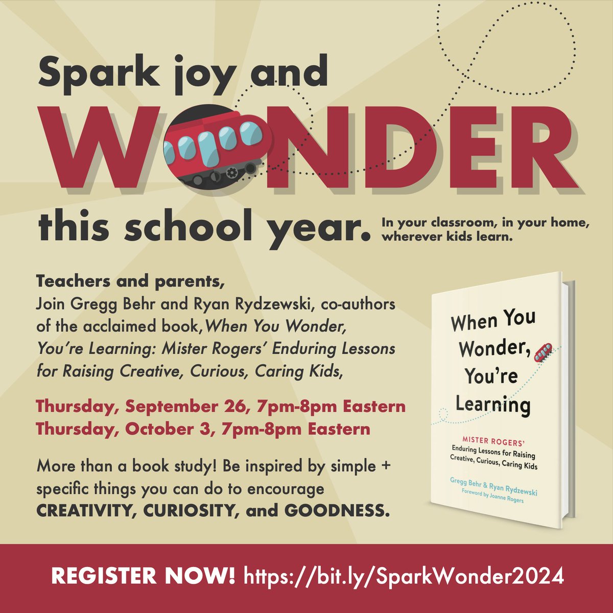 As school winds down, #teachers, #principals, and #parents (okay, just some parents) are looking ahead already to next school year. May we suggest a #book to read this summer?! 🏝️📚 Then, join us in the fall for some #143Day-like ideas + inspiration! bit.ly/SparkWonder2024