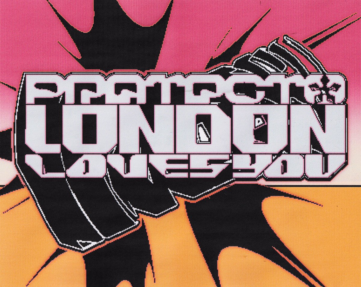 protect london loves you - typography design
