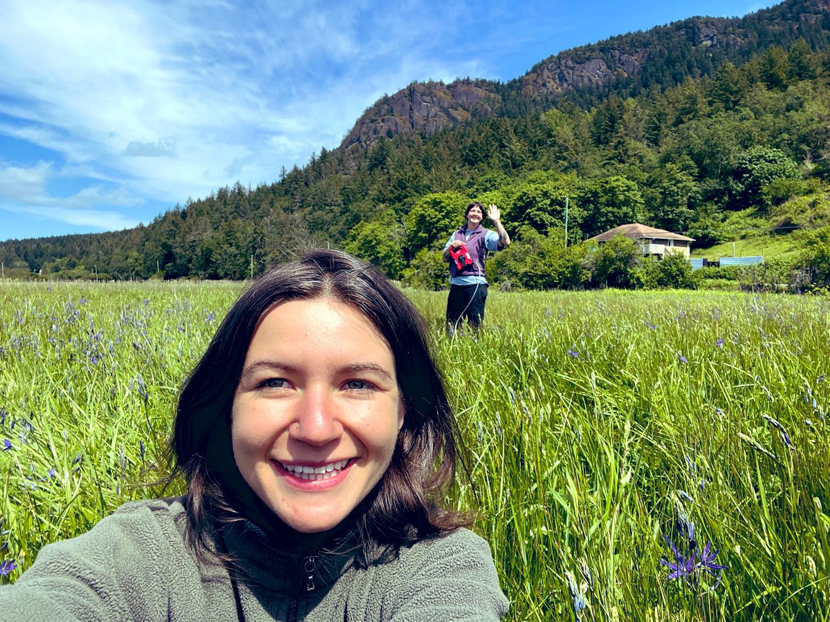 Jennifer_Grenz's tweet image. Indigenous Ecology Lab members, Nava and Alyssa, are out in the Cowichan Estuary documenting the Quw’utsun intertidal food system for Cowichan Tribes. Currently in a sea of camas. I may be jealous! @NatureTrustofBC #ecology #indigenousfoodsystems