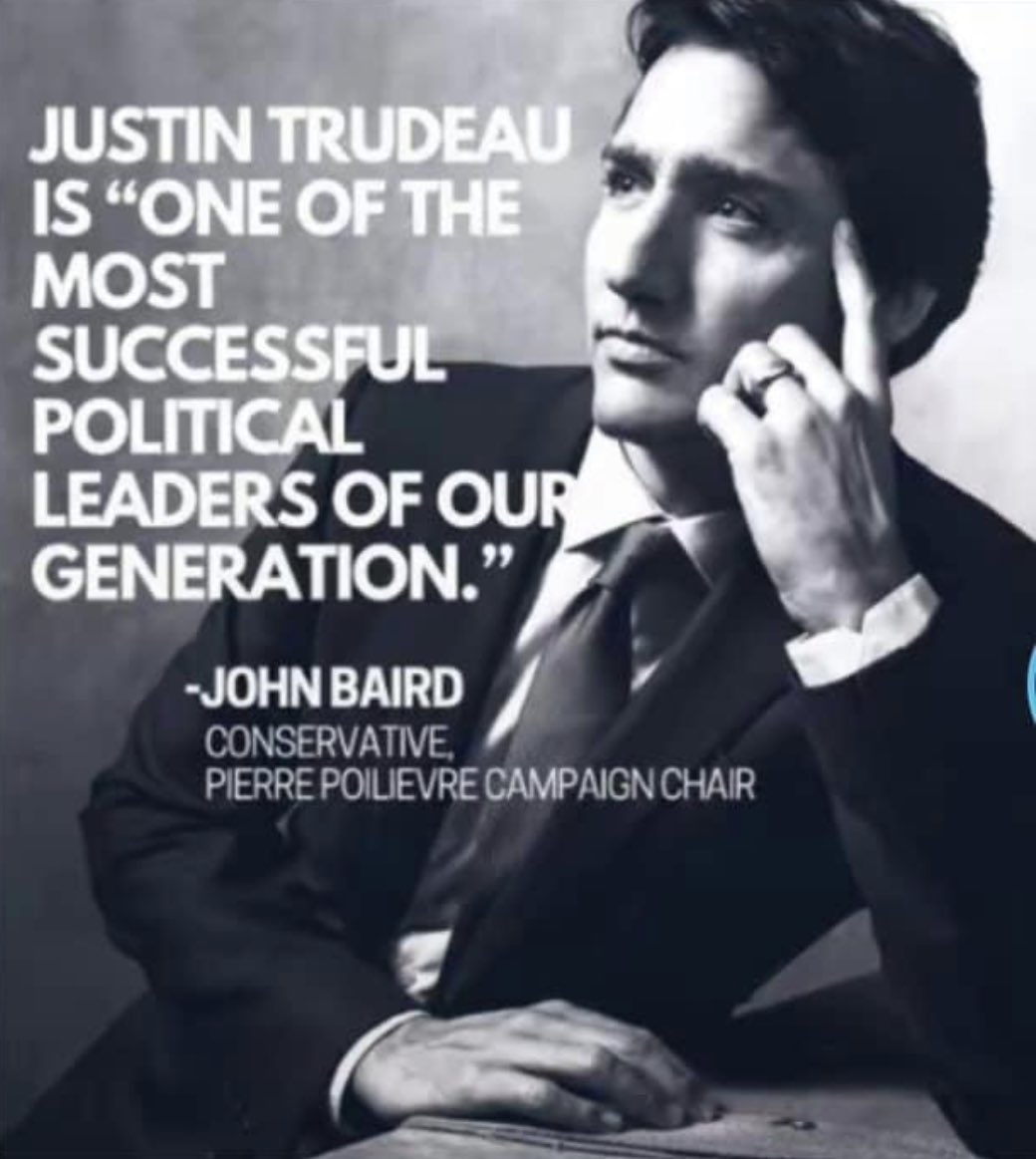 @BrandenCPC Justin Trudeau will go down in history as one of the best Prime Ministers Canada ever had. Stephen Harper the worst, and Pierre Poilievre will never be Prime Minister. NEVER!