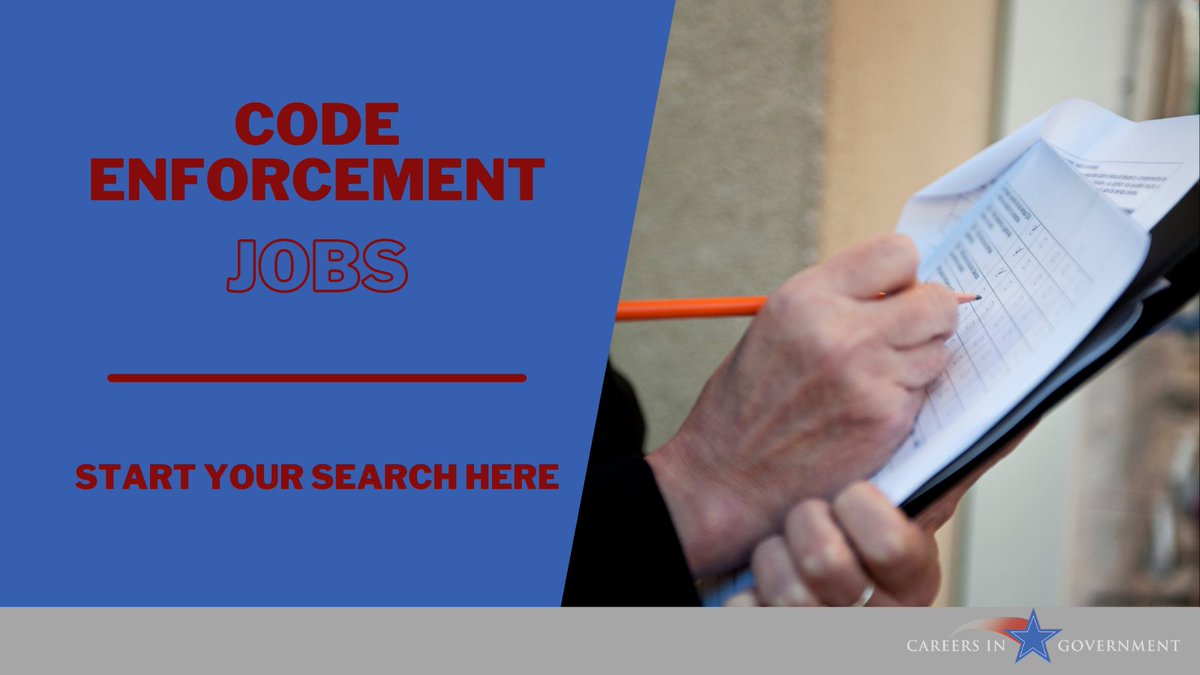 Searching for a job? Check out all the open code enforcement and inspection jobs for state and local governments across the country now! Click the link to learn more. #codeenforcement #InspecitionJobs #jobsearch careersingovernment.com/categories/708…