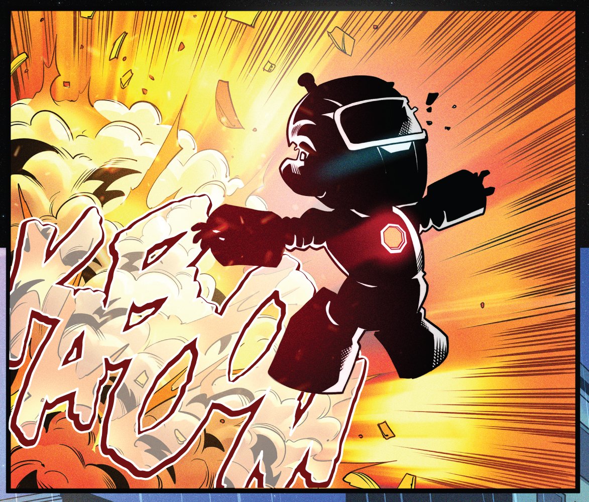 Lettering detail of End of Zed #1.
Written by Znk238, art by Lucas Assis, colors by Gui Sabino, letters by me.
💥 Oh, how we love explosions! 💥
endofzed.com

#comic #lettering #scifi #robot #kaboom