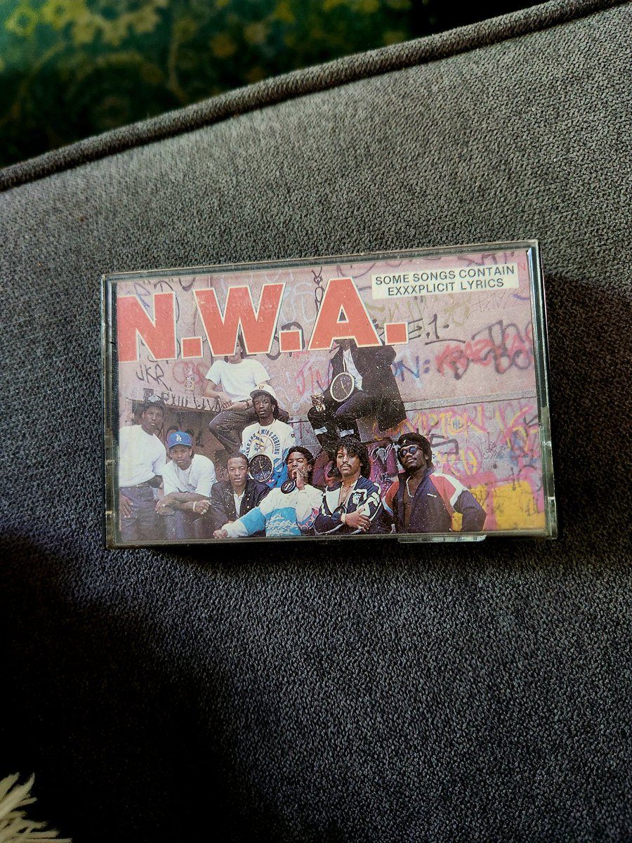 jonez617's tweet image. Going through my old cassettes and found this gem #nwa #paniczone #hiphopculture