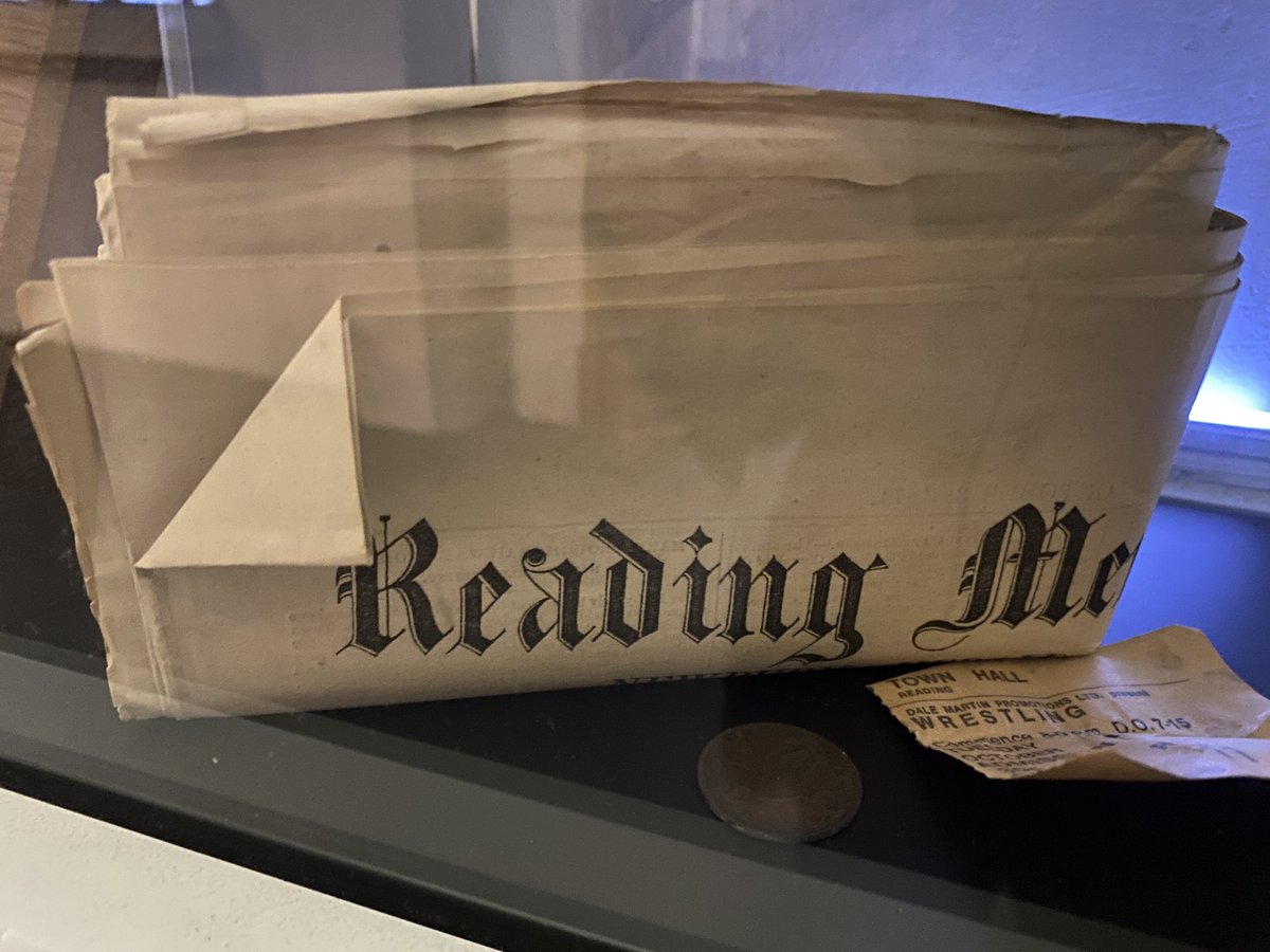 In Reading Town Hall, there is a reminder that I stand on the shoulders of those who have gone before me. No one reads the Reading Mercury anymore, but it is part of the first draft of our history. A journalist’s reporting should stand the test of time