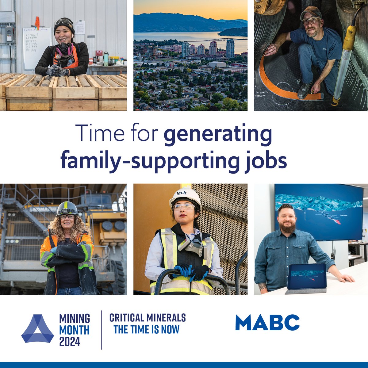 #MiningMonth – The Time Is Now For Creating Family Supporting Jobs

#DYK that BC’s mining sector supports over 35k direct/indirect jobs?

The average annual salary is over $139k (one of the highest in BC), BC mine/smelter job supports 2 jobs in mining supply & services sector.