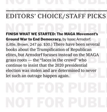 Pronoy Sarkar (@pronoydsarkar) on Twitter photo FINISH WHAT WE STARTED is a remarkable debut, and I’m constantly in awe of how brilliant and incisive <a href="/iarnsdorf/">Isaac Arnsdorf</a> is, as he breaks stories for the <a href="/washingtonpost/">The Washington Post</a>. He’s one of a kind, and I’m proud to publish him at <a href="/littlebrown/">Little, Brown and Co</a>. A NYT editors pick! <a href="/cheneyagency/">The Cheney Agency</a> FINISH WHAT WE STARTED is a remarkable debut, and I’m constantly in awe of how brilliant and incisive <a href="/iarnsdorf/">Isaac Arnsdorf</a> is, as he breaks stories for the <a href="/washingtonpost/">The Washington Post</a>. He’s one of a kind, and I’m proud to publish him at <a href="/littlebrown/">Little, Brown and Co</a>. A NYT editors pick! <a href="/cheneyagency/">The Cheney Agency</a>