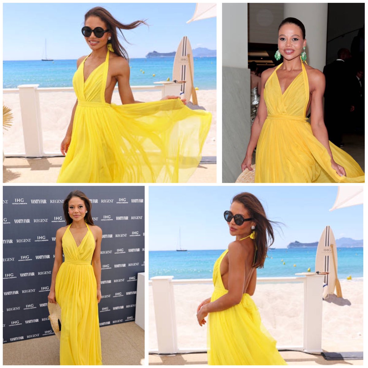 At this point I think The Marchioness of Bath is doing it on purpose as this is how you wear a yellow dress 🤭 Emma attended the Vanity Fair Awards Insider event today at the 77th Annual Cannes Film Festival 🎥 She is the true Nigerian Princess and Lady Emma is beautiful 💛🤩🇳🇬