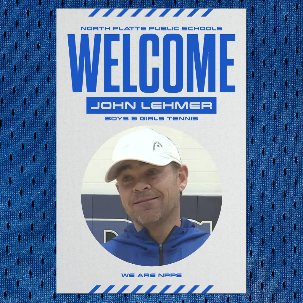 NPPS is pleased to announce John Lehmer as the next head boys and girls tennis coach at NPHS! #WeRNPPS