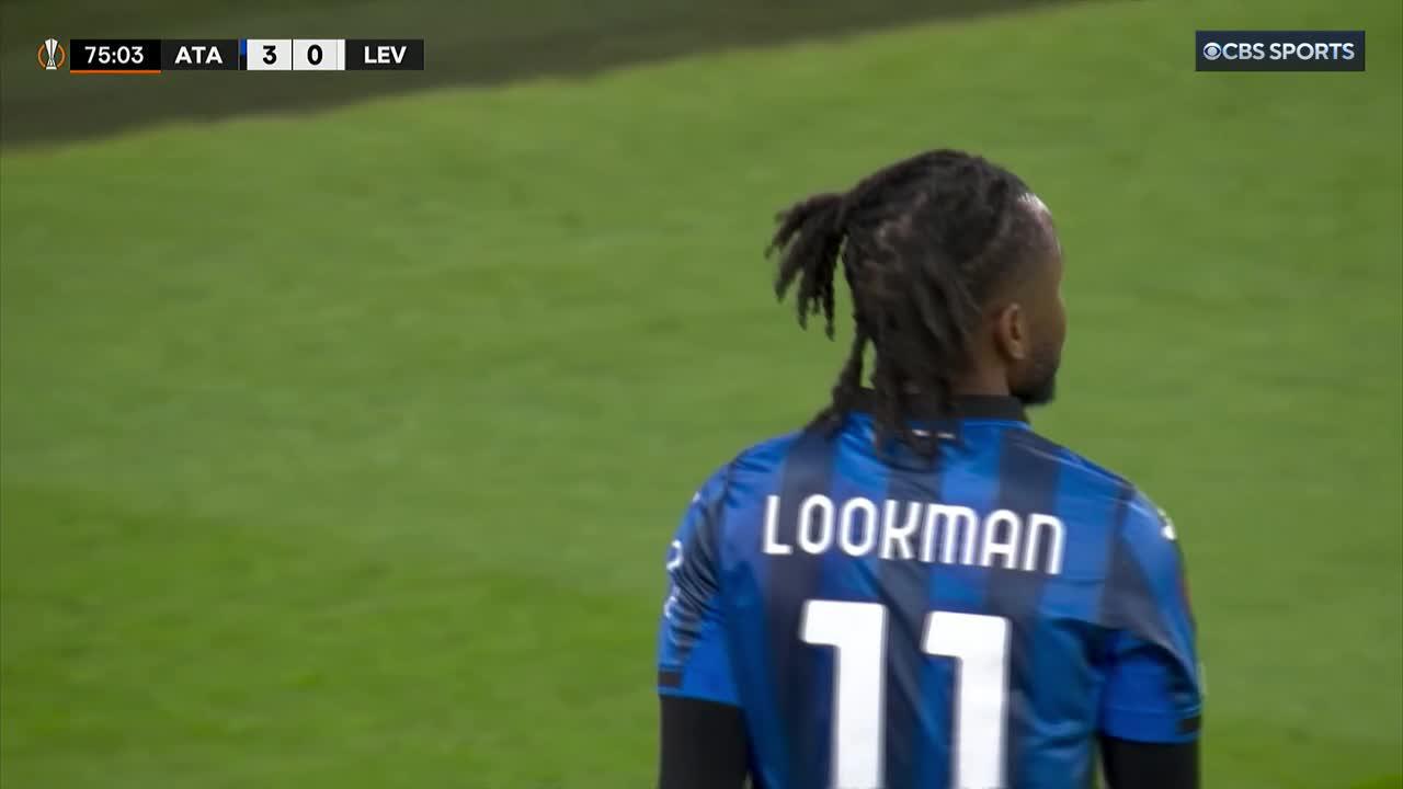 ADEMOLA LOOKMAN WITH THE FIRST HAT-TRICK IN #UELFINAL HISTORY 🔥