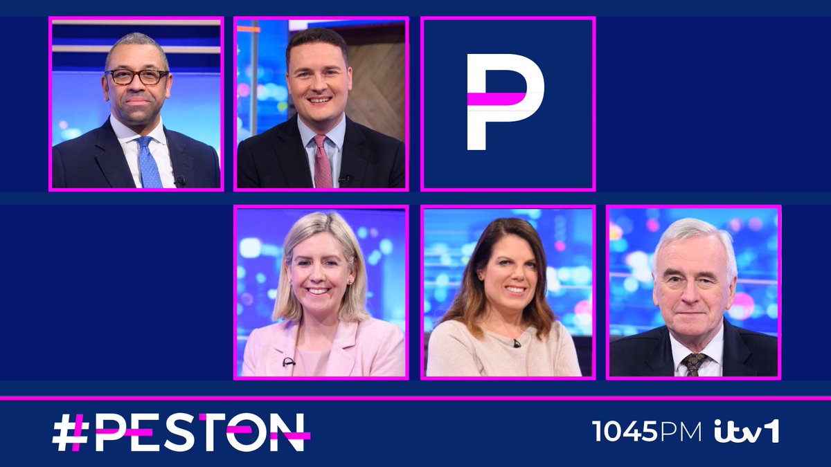 A massive day means massive guests 💥 We’ve got you covered on all things snap election 🗳️ Don’t miss us! 📺10.45PM @ITV & 💻 @itvpeston #Peston