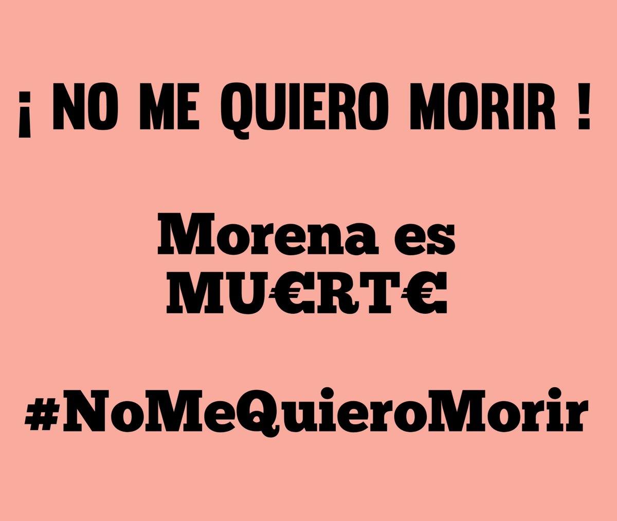 💥 ATENCIÓN 💥

▪️Fanáticos de la secta de Morena y la 4T.

▪️Y adoradores de López Obrador.

No lamenten la MU€RT€ del niño Emiliano mientras apoyan a un gobierno que no le dió seguridad ni atención médica.

Ustedes son CÓMPLICES.

#NoMeQuieroMorir