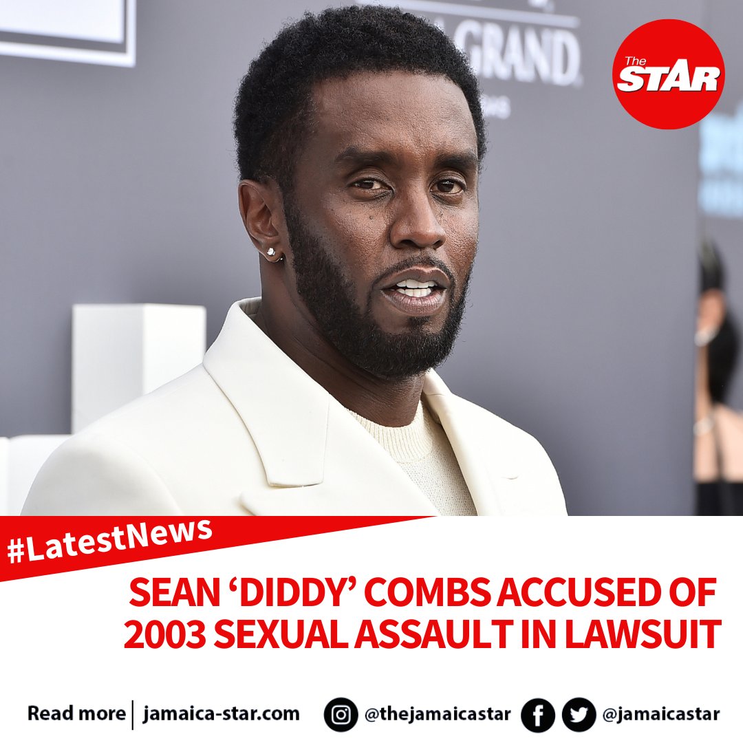 #LatestNews: A former model accused Sean 'Diddy' Combs of sexually assaulting her at his New York City recording studio in 2003 in a lawsuit filed Tuesday, the latest in a series of allegations against the embattled hip-hop mogul. READ MORE: tinyurl.com/7m84ee3k
