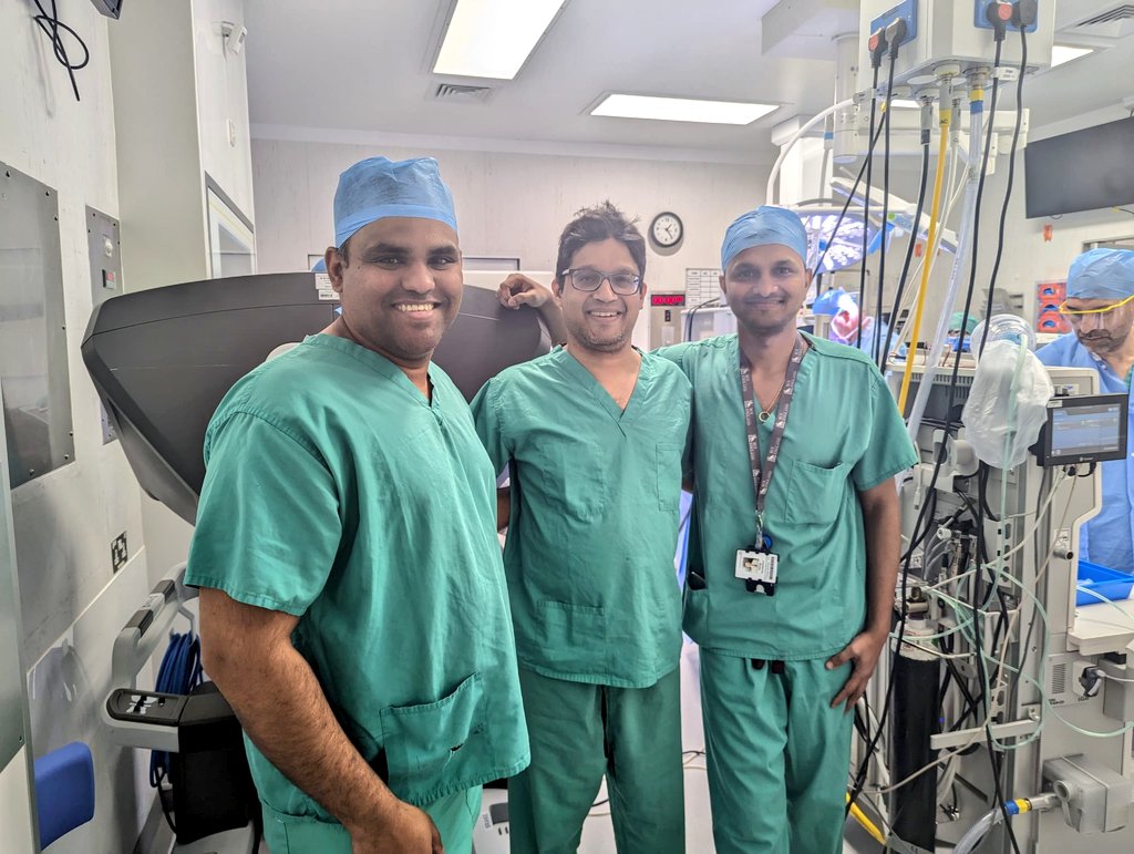 Parag Sonawane๐ฎ๐ณ (@iamdrparag) on Twitter photo A special snap with 2 of my career mentors.Kickstaring Retzius sparing Robotic Radical Prostatectomy #RSRALP <a href="/NewcastleHosps/">Newcastle Hospitals</a>. Made possible by xcellent Mentorship of <a href="/acesridhar/">Ashwin Sridhar</a>.Lead by <a href="/stingrai78/">๐ฎ๐ณ Bhavan Rai ๐ฌ๐ง</a> We performed 3 cases. <a href="/urosurg7/">Arjun Nambiar</a> <a href="/MrNamex/">Emeka Eli</a> . Special thanks @TobiasPage A special snap with 2 of my career mentors.Kickstaring Retzius sparing Robotic Radical Prostatectomy #RSRALP <a href="/NewcastleHosps/">Newcastle Hospitals</a>. Made possible by xcellent Mentorship of <a href="/acesridhar/">Ashwin Sridhar</a>.Lead by <a href="/stingrai78/">๐ฎ๐ณ Bhavan Rai ๐ฌ๐ง</a> We performed 3 cases. <a href="/urosurg7/">Arjun Nambiar</a> <a href="/MrNamex/">Emeka Eli</a> . Special thanks @TobiasPage