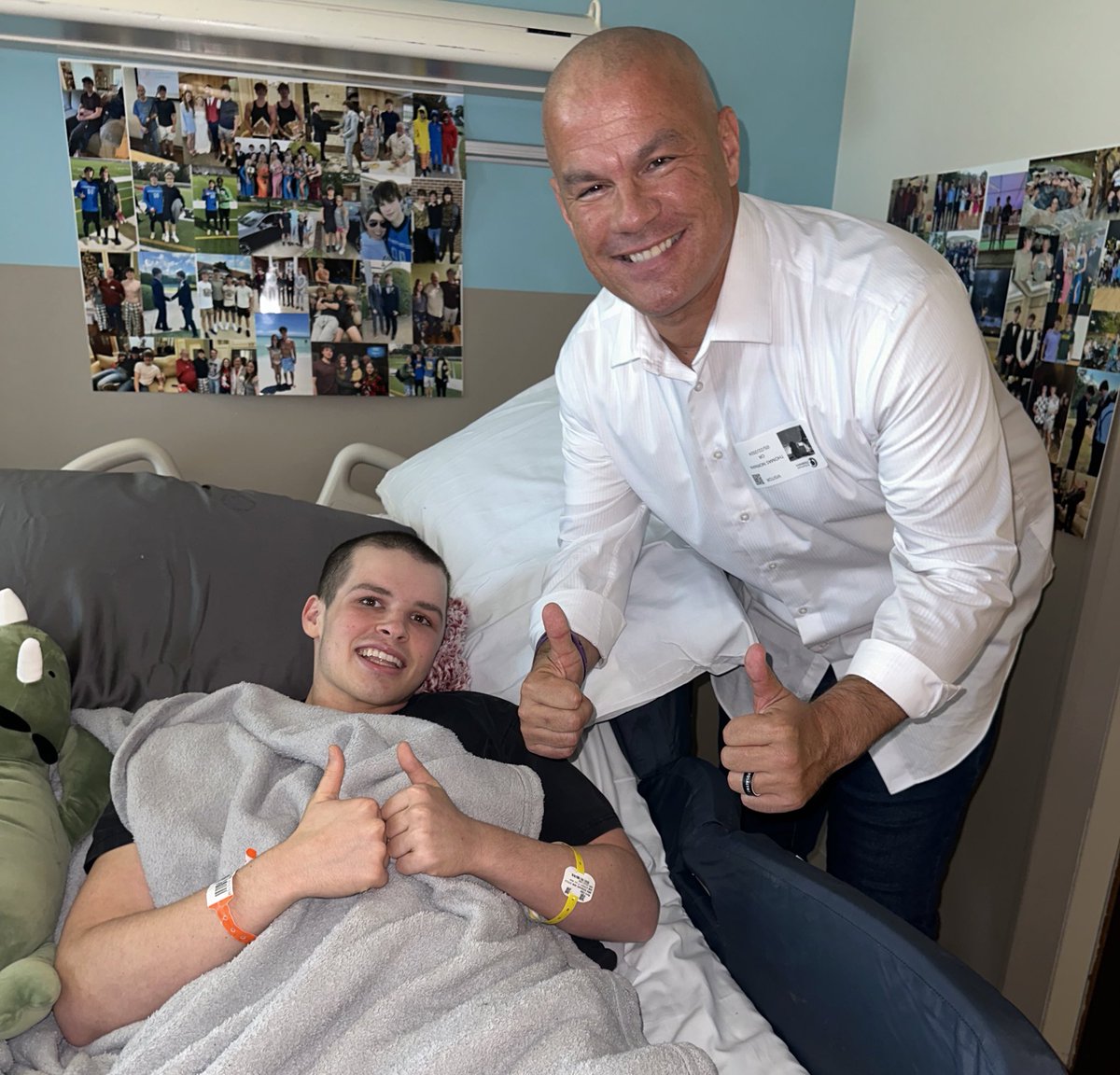 On the morning of May 5th, 17-year-old Carter from Texarkana,Texas was traveling with friends to the lake when the vehicle he was in hydroplaned resulting in Carter sustaining a traumatic brain injury. Today I had the opportunity to meet Carter. We had a great visit and as I was